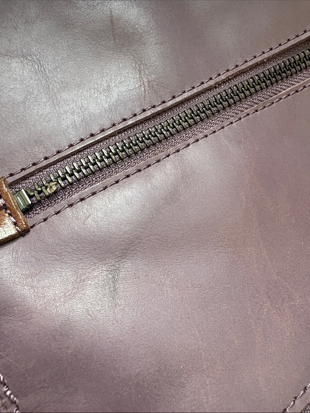 The Sak Purple Leather Crossbody with Brown Tassels - Picture 14 of 14